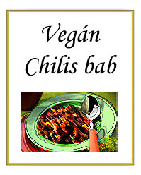 Vegán Chilis bab (hús nélkül)
